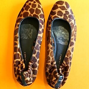 Donald J. Pliner pony hair flats